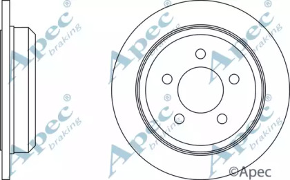 Тормозной диск APEC braking DSK2066