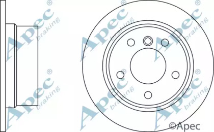 Тормозной диск APEC braking DSK2040