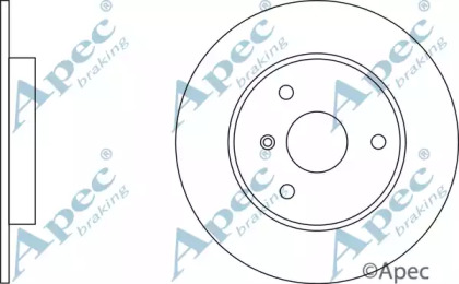 Тормозной диск APEC braking DSK2026