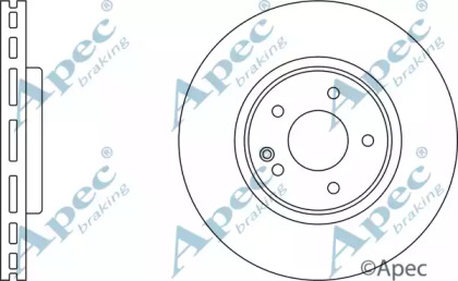 Тормозной диск APEC braking DSK2021