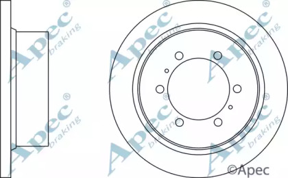 Тормозной диск APEC braking DSK2015