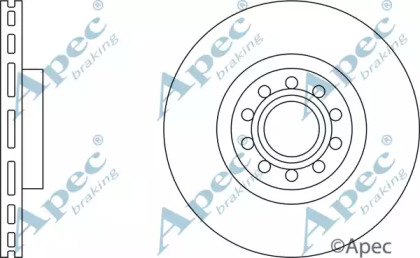 Тормозной диск APEC braking DSK2017