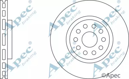 Тормозной диск APEC braking DSK2018