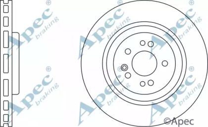 Тормозной диск APEC braking DSK2019