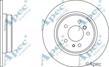 Тормозной диск APEC braking DSK2010