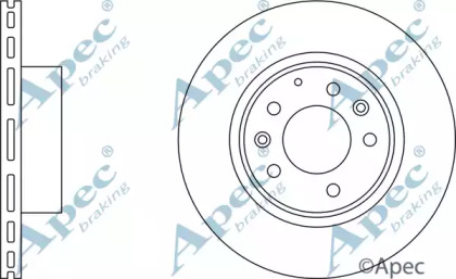 Тормозной диск APEC braking DSK2013