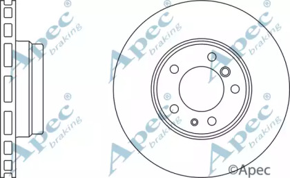 Тормозной диск APEC braking DSK2006