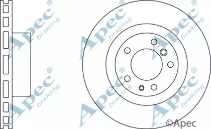 Тормозной диск APEC braking DSK2007