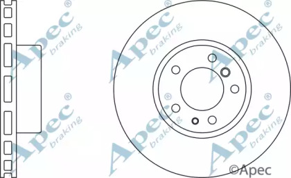 Тормозной диск APEC braking DSK2008