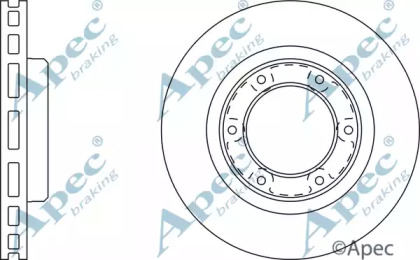 Тормозной диск APEC braking DSK2002