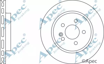 Тормозной диск APEC braking DSK973