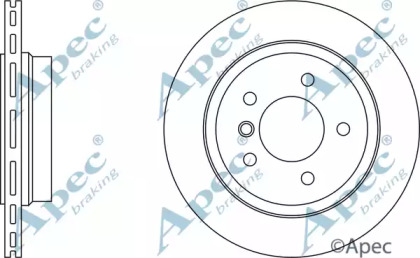 Тормозной диск APEC braking DSK977