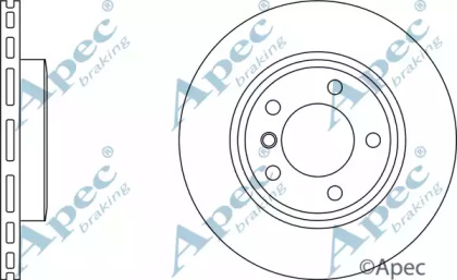 Тормозной диск APEC braking DSK971