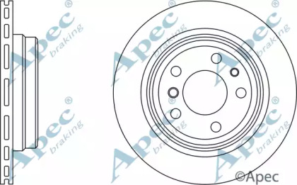 Тормозной диск APEC braking DSK965