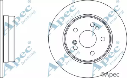 Тормозной диск APEC braking DSK960