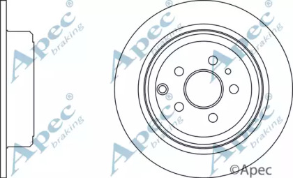 Тормозной диск APEC braking DSK948