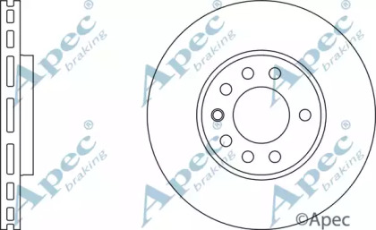 Тормозной диск APEC braking DSK940