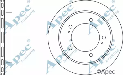 Тормозной диск APEC braking DSK941