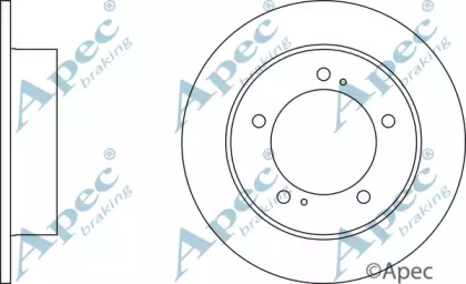 Тормозной диск APEC braking DSK942