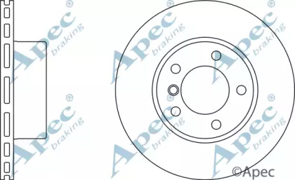 Тормозной диск APEC braking DSK934