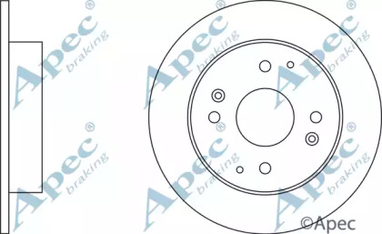 Тормозной диск APEC braking DSK922