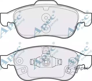 Комплект тормозных колодок APEC braking PAD2090