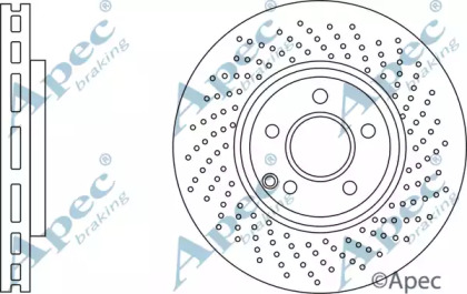 Тормозной диск APEC braking DSK3204