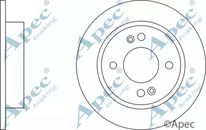 Тормозной диск APEC braking DSK3216