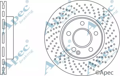 Тормозной диск APEC braking DSK3209