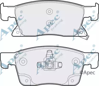 Комплект тормозных колодок APEC braking PAD2101