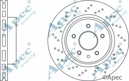 Тормозной диск APEC braking DSK3220