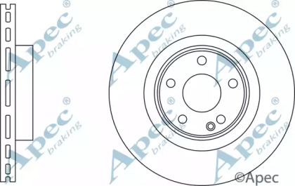 Тормозной диск APEC braking DSK3229