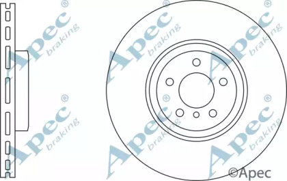 Тормозной диск APEC braking DSK3231