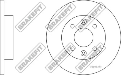 Тормозной диск APEC braking SDK6033