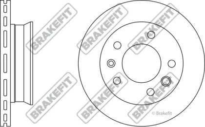 Тормозной диск APEC braking SDK6104