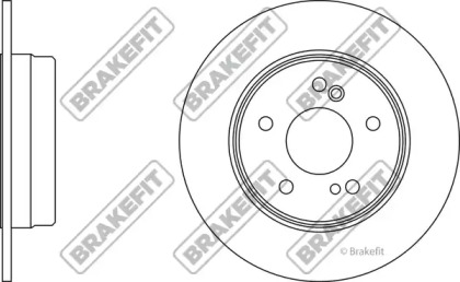 Тормозной диск APEC braking SDK6158