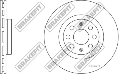 Тормозной диск APEC braking SDK6254