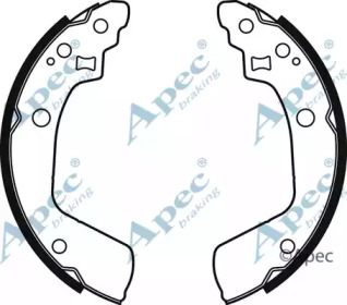 Комлект тормозных накладок APEC braking SHU814