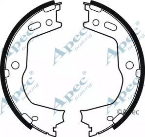 Комлект тормозных накладок APEC braking SHU816