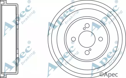 Тормозный барабан APEC braking DRM9973