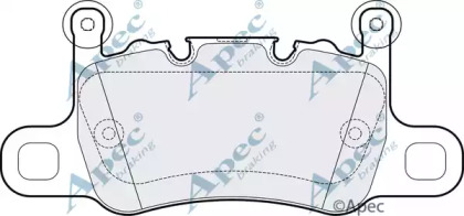 Комплект тормозных колодок APEC braking PAD2128