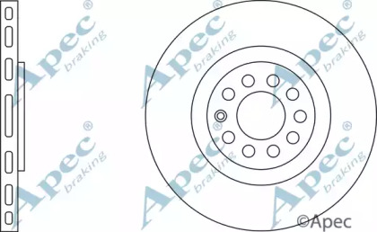 Тормозной диск APEC braking DSK2031