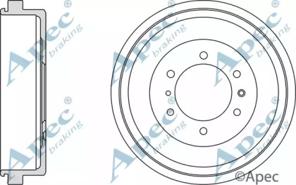 Тормозный барабан APEC braking DRM9974