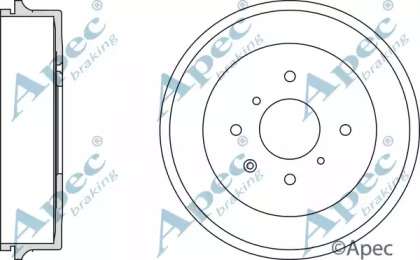 Тормозный барабан APEC braking DRM9979