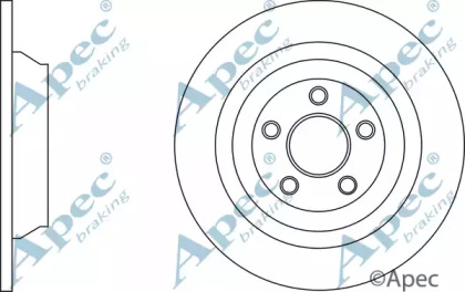 Тормозной диск APEC braking DSK3179