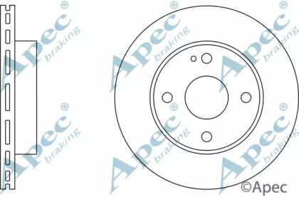 Тормозной диск APEC braking DSK109