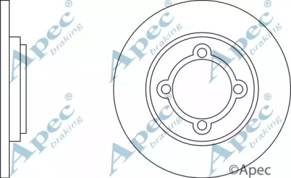 Тормозной диск APEC braking DSK115