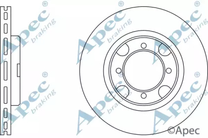 Тормозной диск APEC braking DSK121