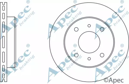 Тормозной диск APEC braking DSK141