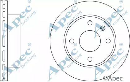 Тормозной диск APEC braking DSK145